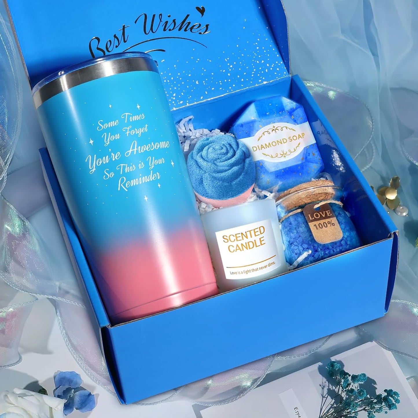 Birthday Gifts for Women, Spa Gifts for Women, Gift Baskets for Her, Girlfriend, Sister, Mom, Best Friend Birthday Gifts Thank You Gifts Christmas Gifts for Her Anniversary