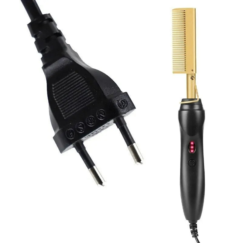 New Multi-functional Electric Copper Hair Straightener