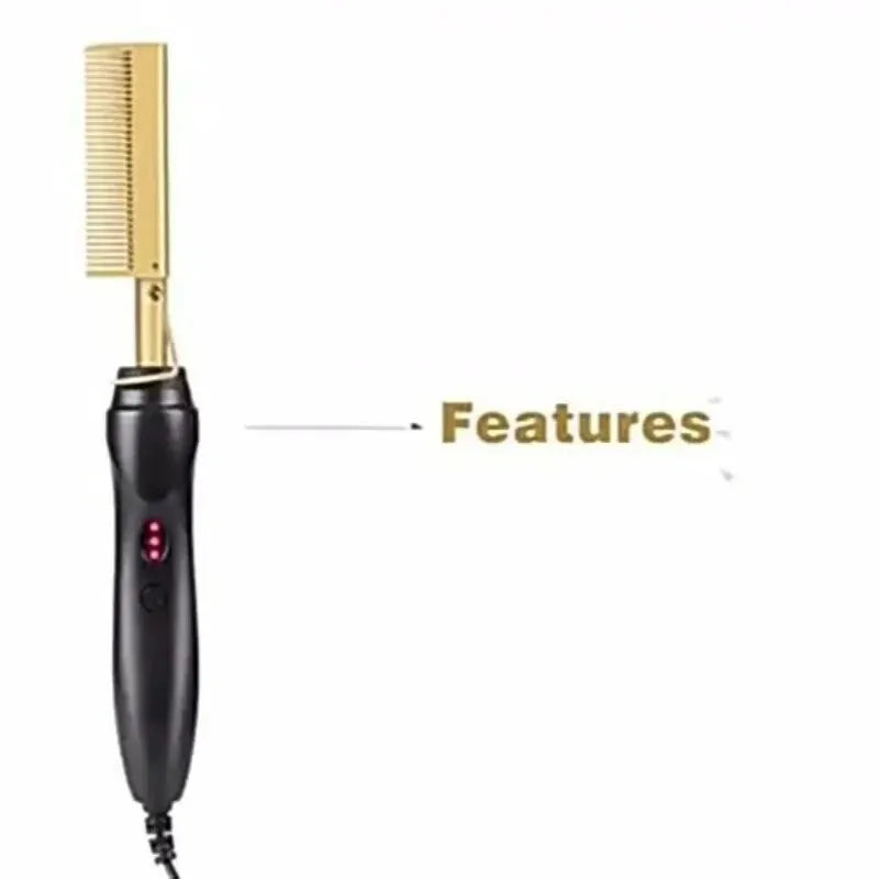 New Multi-functional Electric Copper Hair Straightener