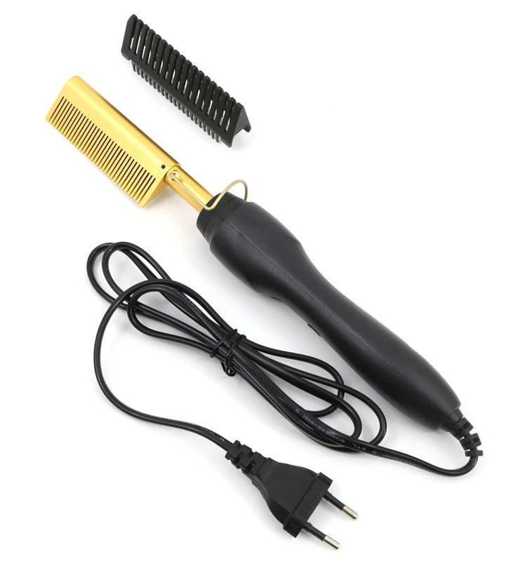 New Multi-functional Electric Copper Hair Straightener