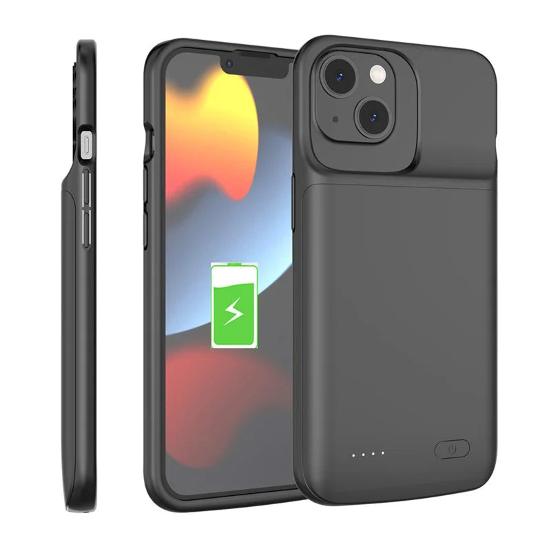 Xilecaly Battery Case For iPhone 15 Pro Max 13 14 Pro 12 Mini Power Bank Charging Power Case For iPhone XS Max XR 7 8 Plus SE2 3