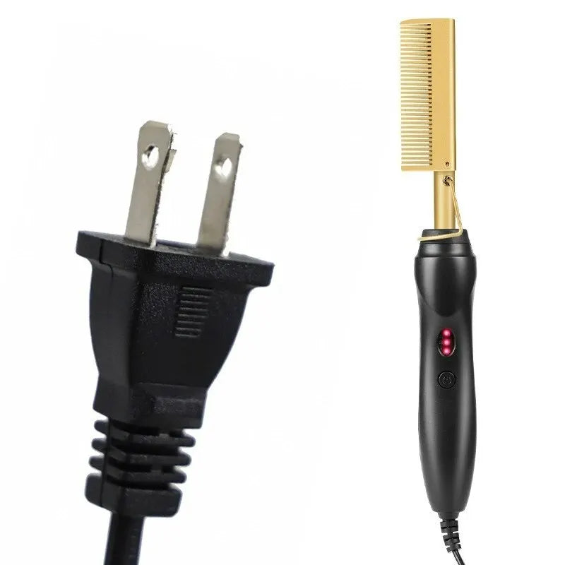 New Multi-functional Electric Copper Hair Straightener