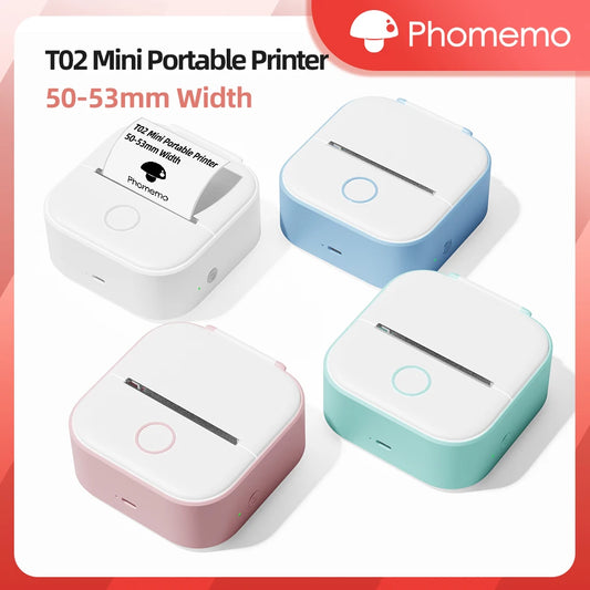 Pocket Thermal Printer Portable Mini Wirelessly BT Connect